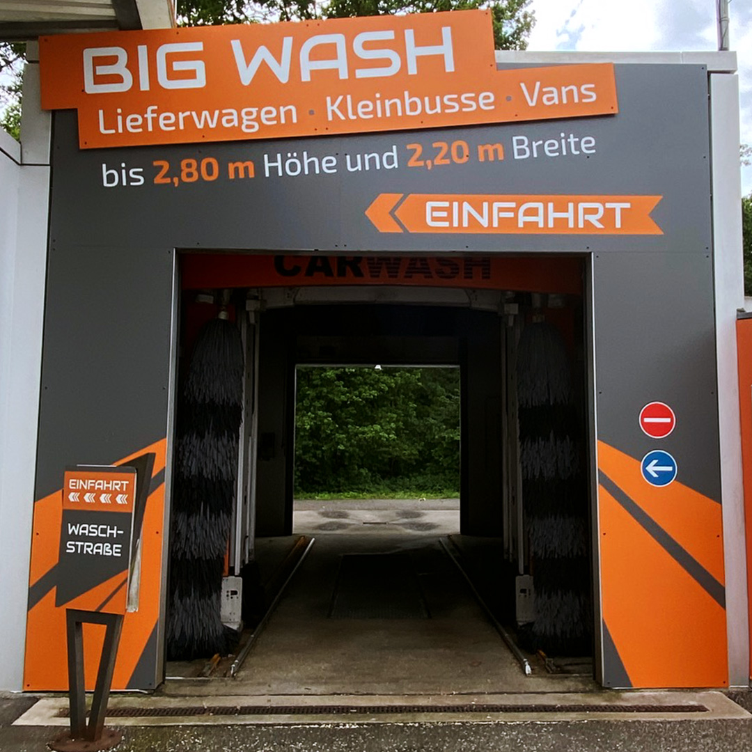 bft Waschstraße Eingang