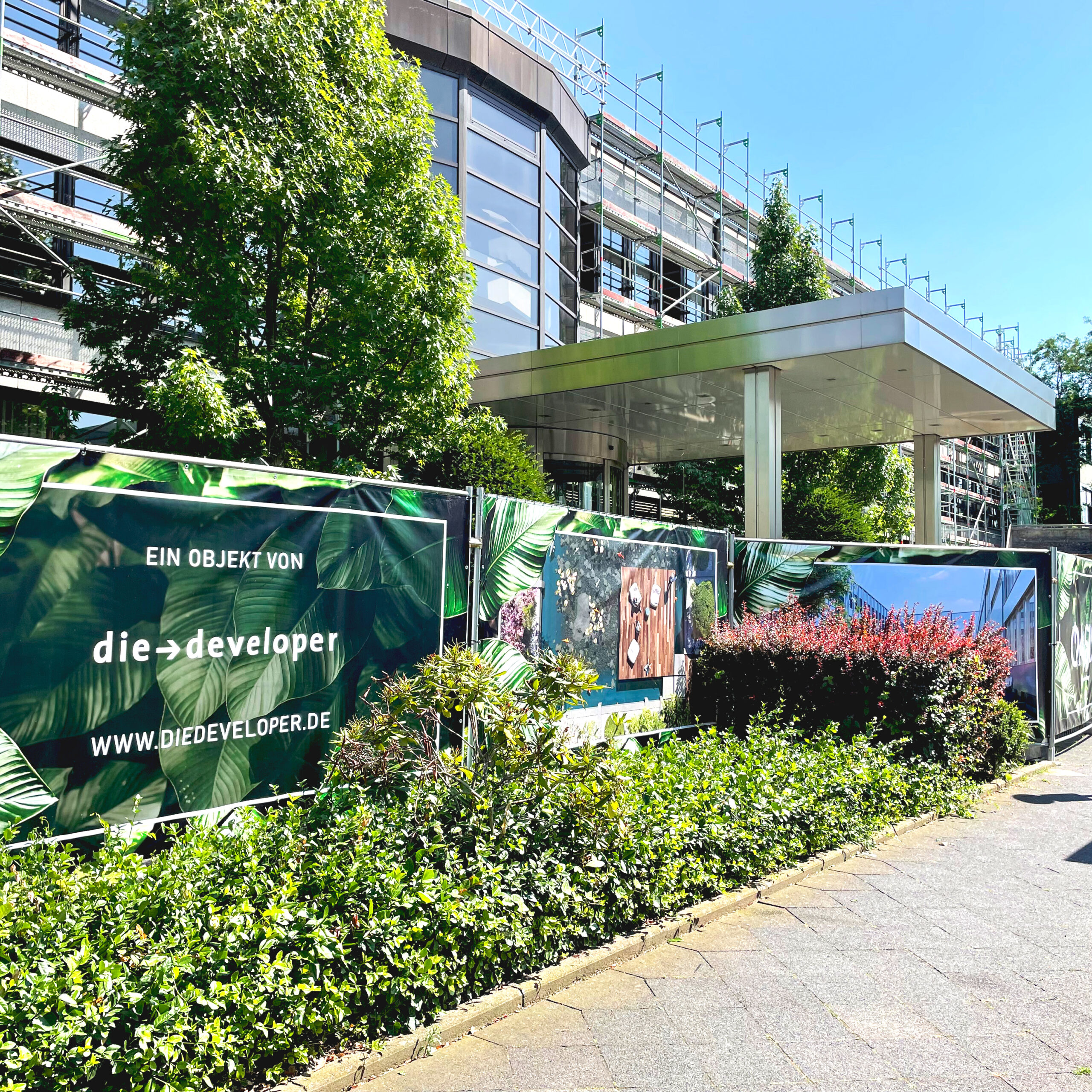 die developer Baustellenbanner