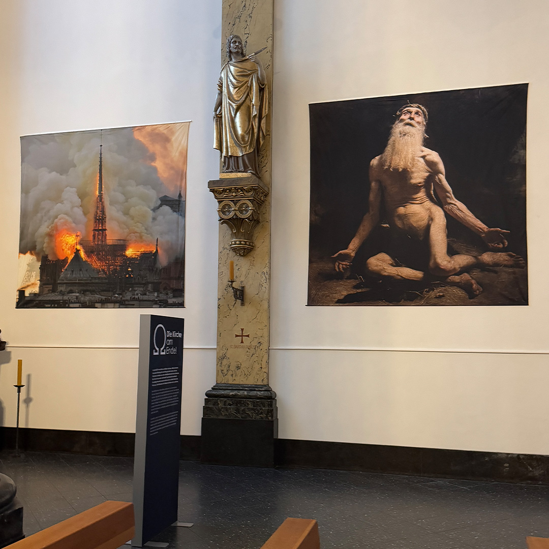 Dionysius Kirche Krefeld Textildruck