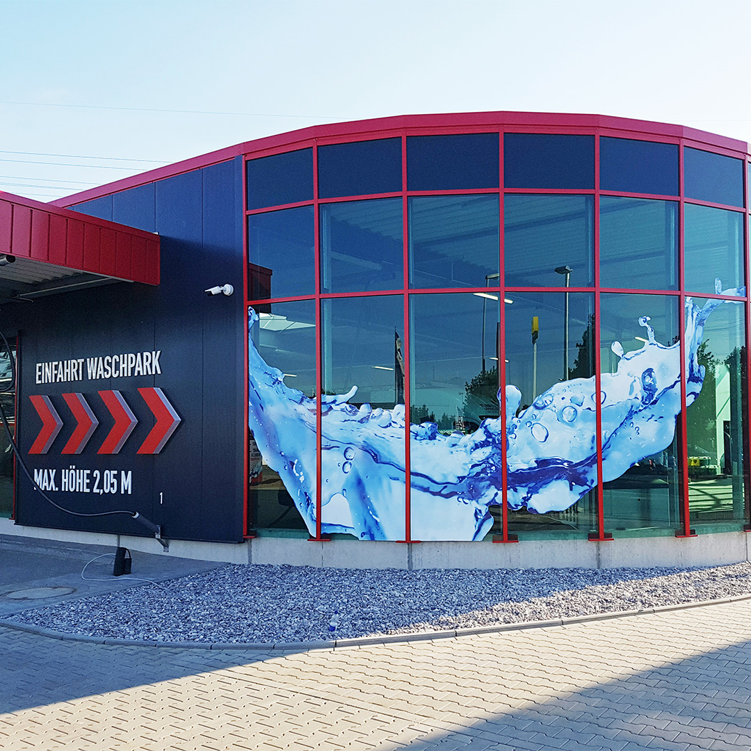 Jack’s Wash & Care Objektbranding