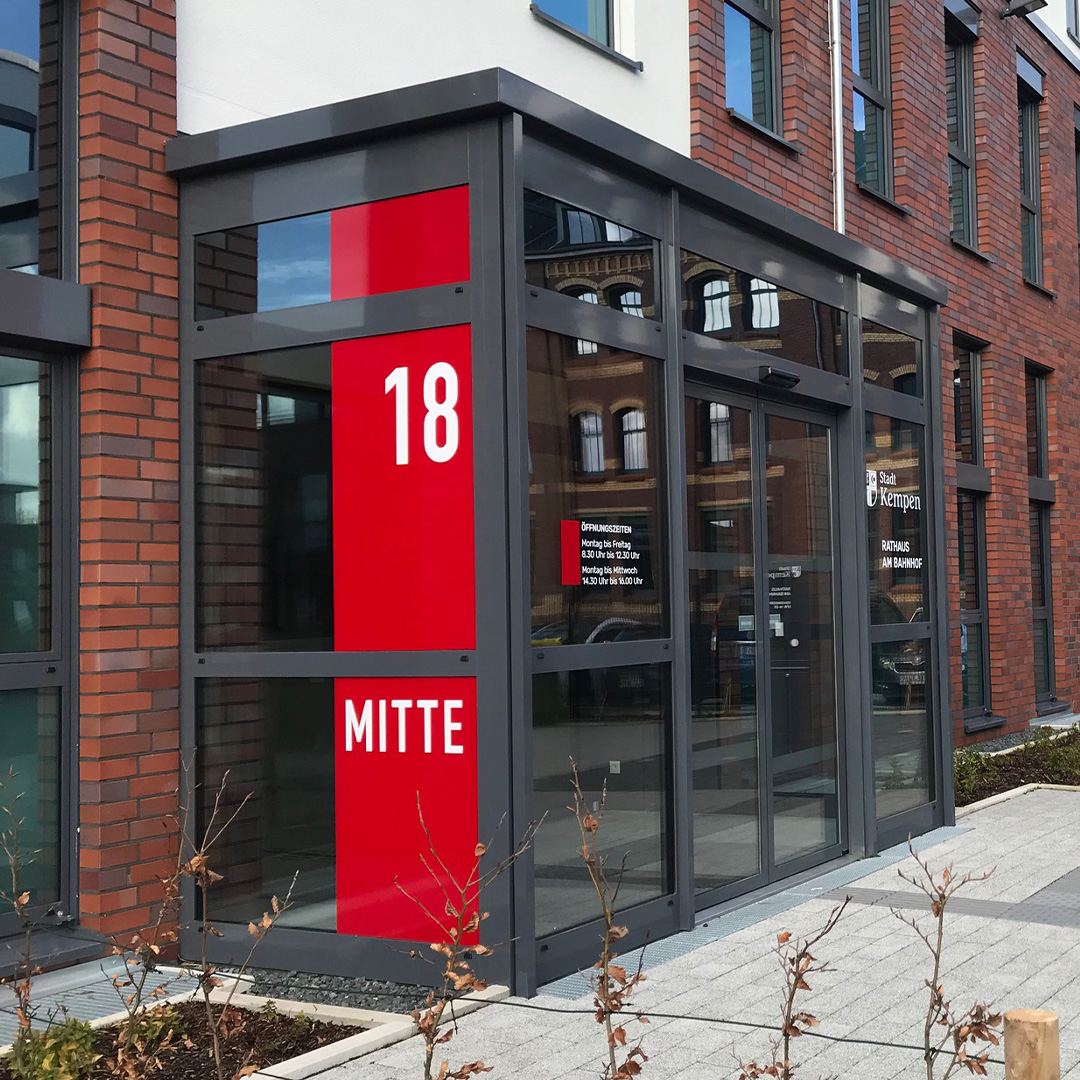 Stadt Kempen Leitsystem / Signaletik