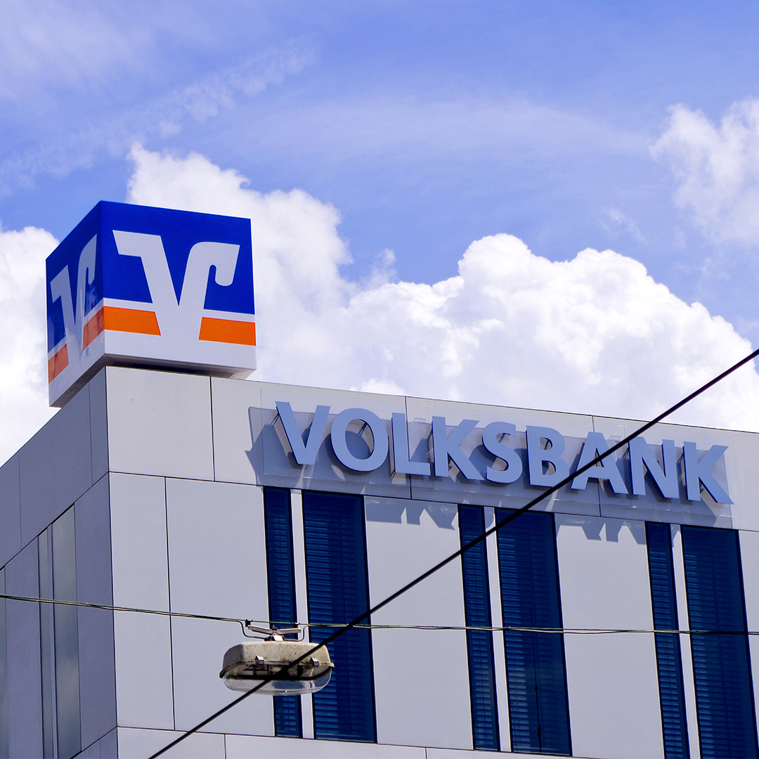 Volksbank Krefeld Werbeanlage